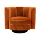 Oranžinis fotelis Dutchbone Flower Armchair