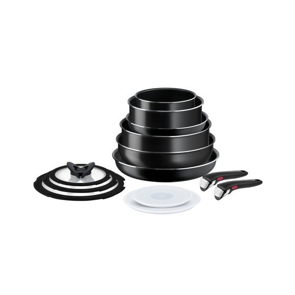 Iš aliuminio puodų rinkiniai 13 vnt. INGENIO EASY COOK & CLEAN BLACK L1549023 – Tefal