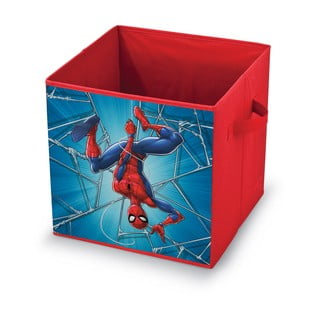 Raudona daiktadėžė Domopak Spiderman, 32 x 32 x 32 cm