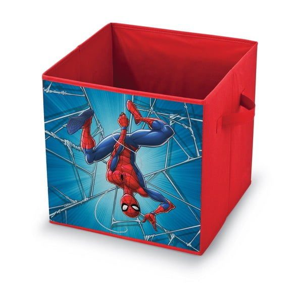 Raudona daiktadėžė Domopak Spiderman, 32 x 32 x 32 cm