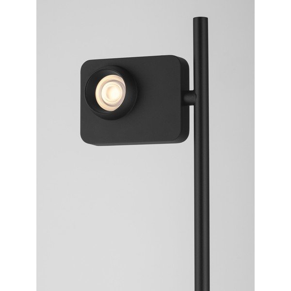 Juodos spalvos iš aliuminio pastatomas šviestuvas LED su sulankstoma konstrukcija/su pritemdymo funkcija (aukštis 131 cm) Kedros – Nova Luce-image-2