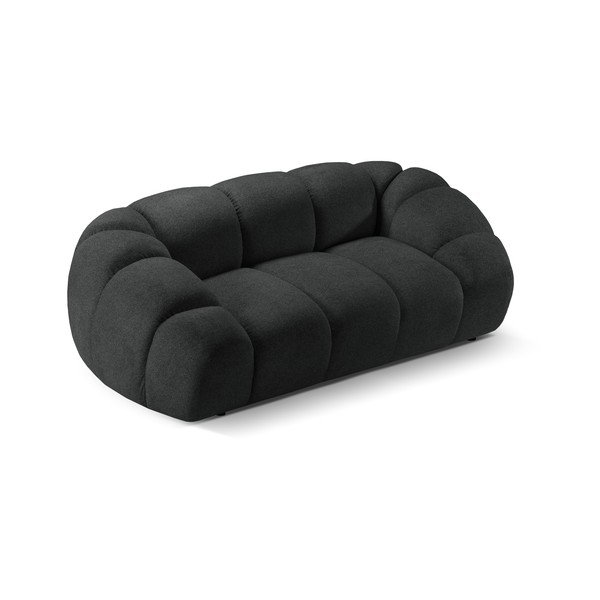 Sofa juodos spalvos 214 cm Diana – Micadoni -image-3