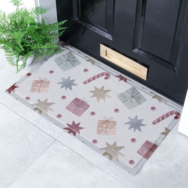 Grindų kilimėlis su Kalėdų motyvu 40x70 cm Presents – Artsy Doormats-image-1