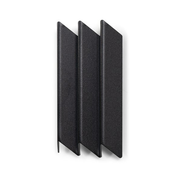 Juodos spalvos iš metalo sieninė lentyna 13 cm Sensu – Spinder Design-image-2