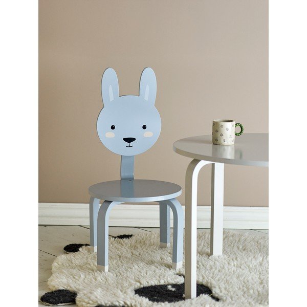 Pilkos spalvos vaikiška kėdė Marle – Bloomingville Mini-image-1