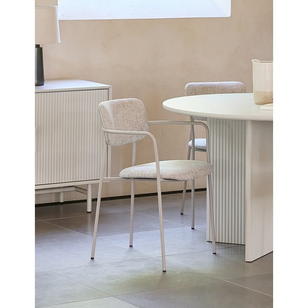 Valgomojo kėdė kreminės spalvos Zama – Unique Furniture-image-1