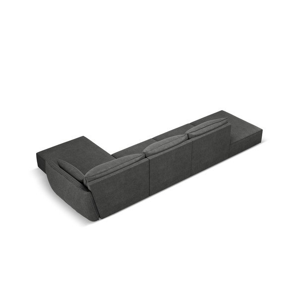 Pilka kampinė sofa (dešinysis kampas) Vanda - Mazzini Sofas-image-3