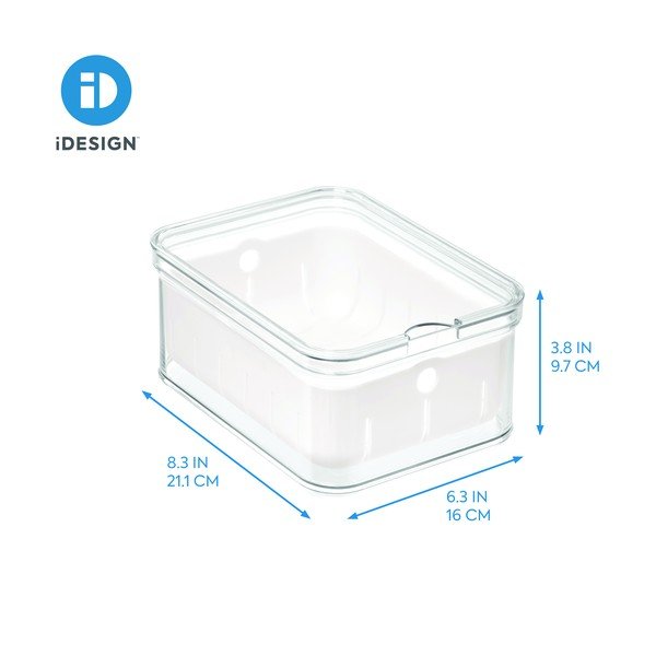 Skaidri dėžutė su dangčiu iDesign, 21 x 16 cm-image-3