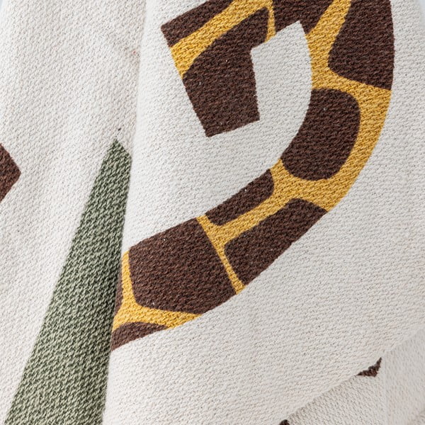 Iš perdirbtos medvilnės vaikiškas pledas 130x160 cm Memmo – Bloomingville Mini-image-3