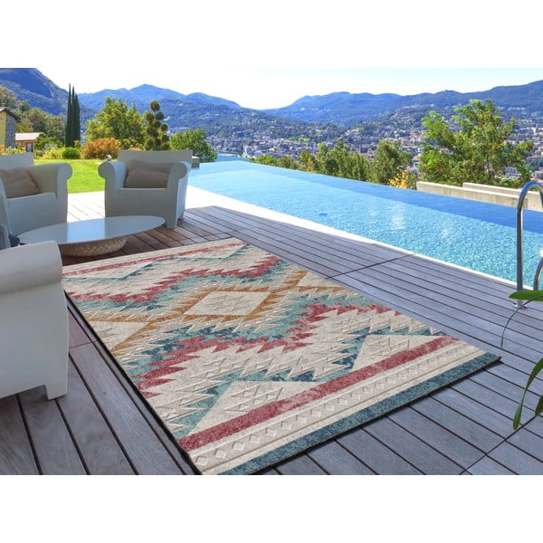 Smėlio spalvos lauko kilimas 150x80 cm Soley - Universal-image-1