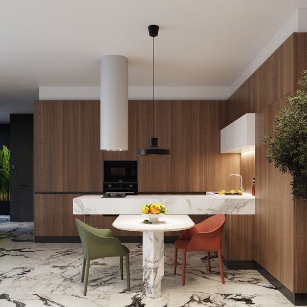 Juodos spalvos kabantis šviestuvas ø 35 cm Vito – Sollux-image-3