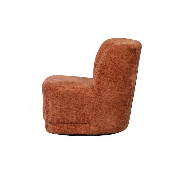 Krėslas iš velveto oranžinės spalvos Atty – WOOOD-image-3