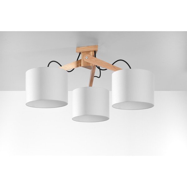 Baltas lubinis šviestuvas Sollux Donna, ilgis 70 cm-image-3