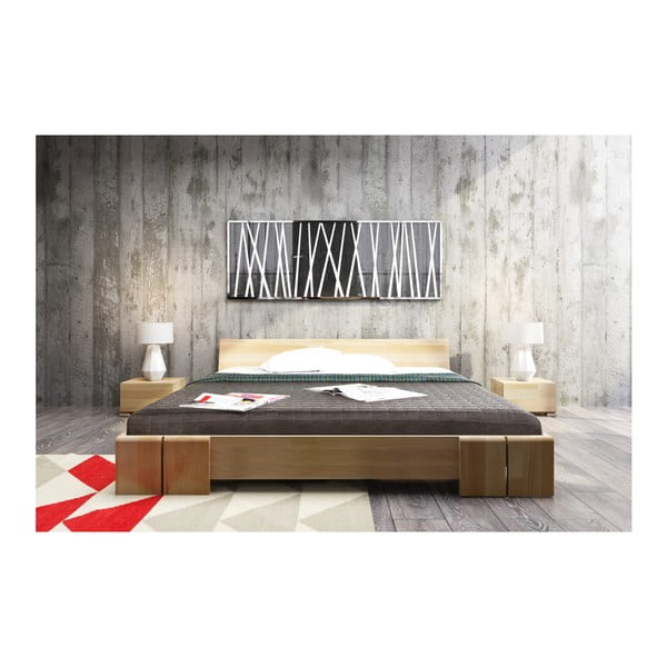 Dvigulė lova iš buko medienos SKANDICA Vestre, 140 x 200 cm-image-4