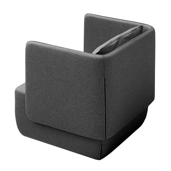 Žemas antracito spalvos fotelis Softline Opera Low-image-3