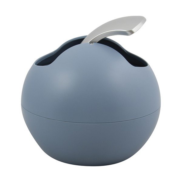 Šviesiai mėlynos spalvos iš plastiko šiukšliadėžė 1 l   Bowl Matt – Spirella-image-1