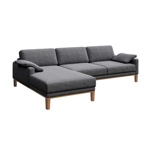 Kampinė sofa tamsiai pilkos spalvos (su kairiuoju kampu) Musso – MESONICA-image-2