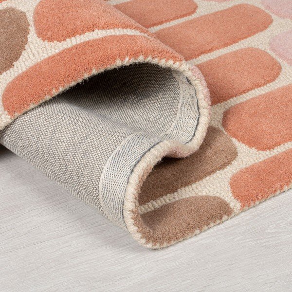 Oranžinis vilnonis kilimėlis Flair Rugs Fossil, 60 x 230 cm-image-1