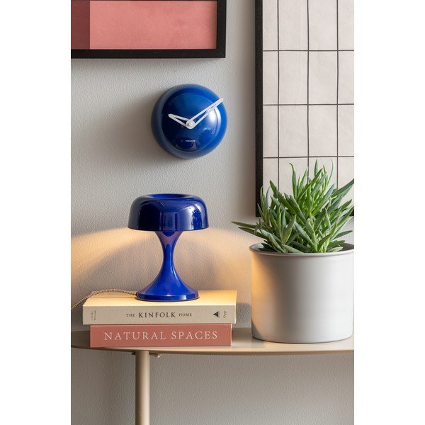 Mėlynos spalvos iš metalo stalinis šviestuvas (aukštis 20 cm) Moda Retro – Leitmotiv-image-1