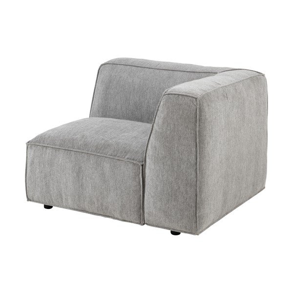 Šviesiai pilka modulinės sofos kampinė dalis Bonami Selection Fairfield-image-3