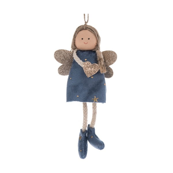 Iš tekstilės eglutės papuošimas 16 cm Angel – Dakls