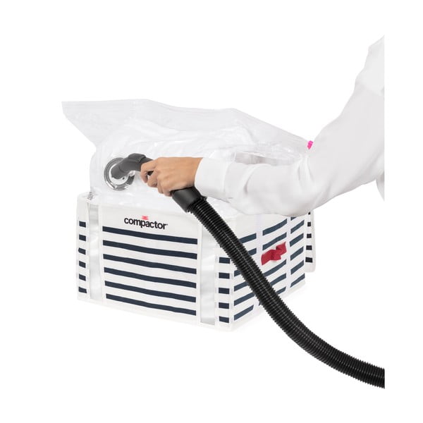 Dėžė drabužiams laikyti Compactor Medium Mariniere 3D Vacuum Bag, 125 l-image-3