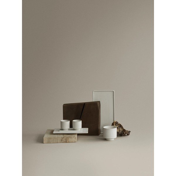 Kreminės spalvos iš molio puodelis espreso 50 ml Makoto – Blomus-image-1