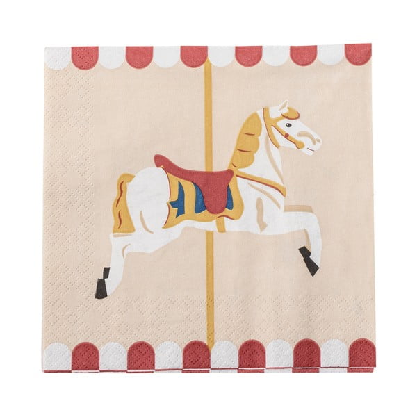 Iš popieriaus servetėlės 20 vnt. 33x33 cm Merry-go-round – Bloomingville