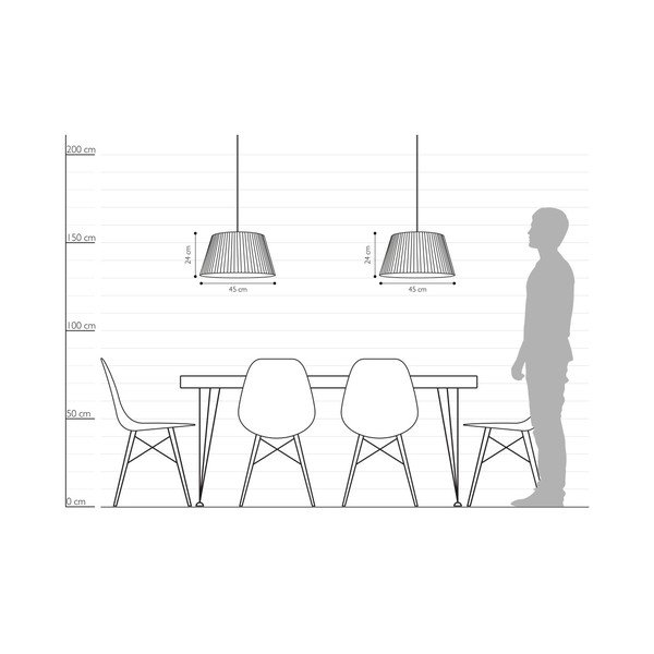 Pakabinamas šviestuvas Sotto Luce KAMI Elementary L 2S-image-2