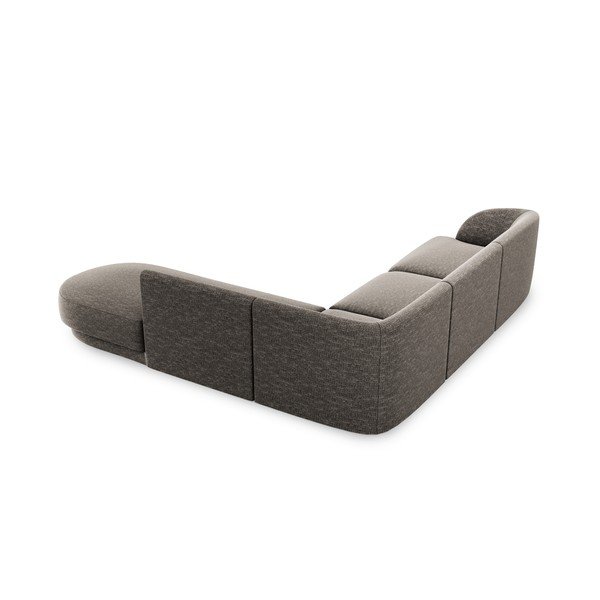 Pilka kampinė sofa (dešinysis kampas) Miley - Micadoni Home-image-4