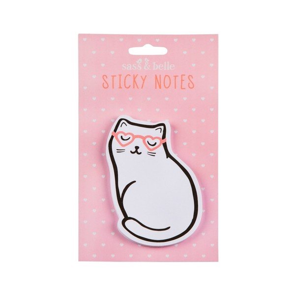 "Sass & Belle Cutie Cat" lipnūs lapeliai, 50 puslapių
