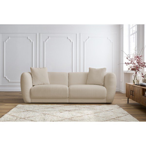 Smėlio spalvos sofa 230 cm Bourbon - Bobochic Paris-image-1