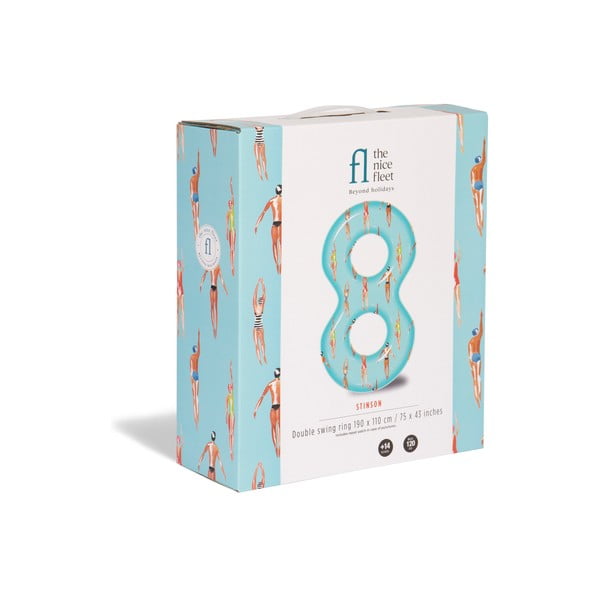 Dvigubas pripučiamas plaukimo ratas The Nice Fleet Stinston-image-2