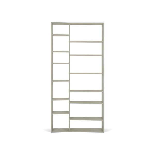 TemaHome "Valsa" pilka knygų spinta, aukštis 224 cm