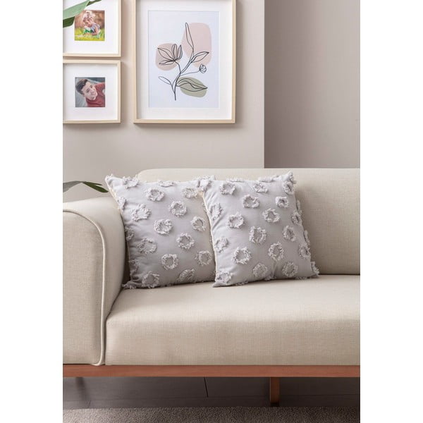 Dekoratyviniai pagalvių užvalkalai 2 vnt. 43x43 cm – Mioli Decor-image-1