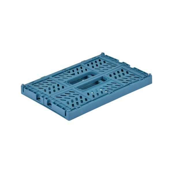 Daiktadėžė iš plastiko mėlynos spalvos 21x14.5x8 cm – Homéa-image-2