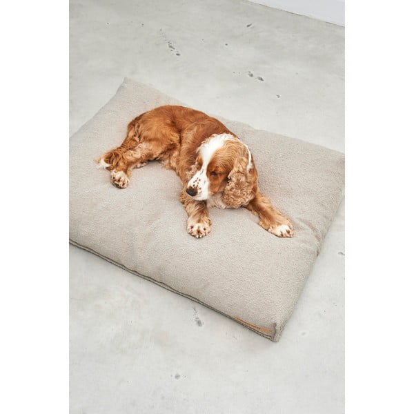 Šviesiai rudos spalvos iš boucle čiužinys šuniui 120x90 cm Mondo Cappuccino L – MiaCara-image-4