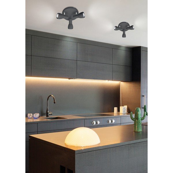 Matinės juodos spalvos taškinis šviestuvas Picardo – Candellux Lighting-image-1