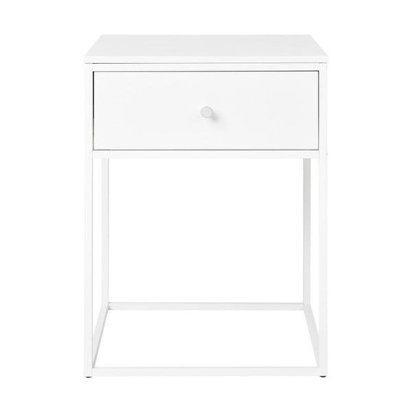 Baltos spalvos naktinis staliukas Vita – House Nordic