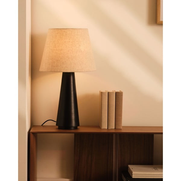 Modulinė lentyna natūralios spalvos iš riešutmedžio 101x38 cm Litto – Kave Home-image-3