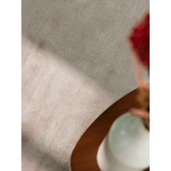 Rankų darbo smėlio spalvos iš viskozės kilimas 80x150 cm Noemi – Vikosa-image-4