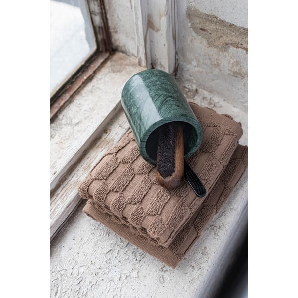 Iš marmuro dantų šepetėlio indas tamsiai žalios spalvos Marble – Mette Ditmer Denmark-image-3