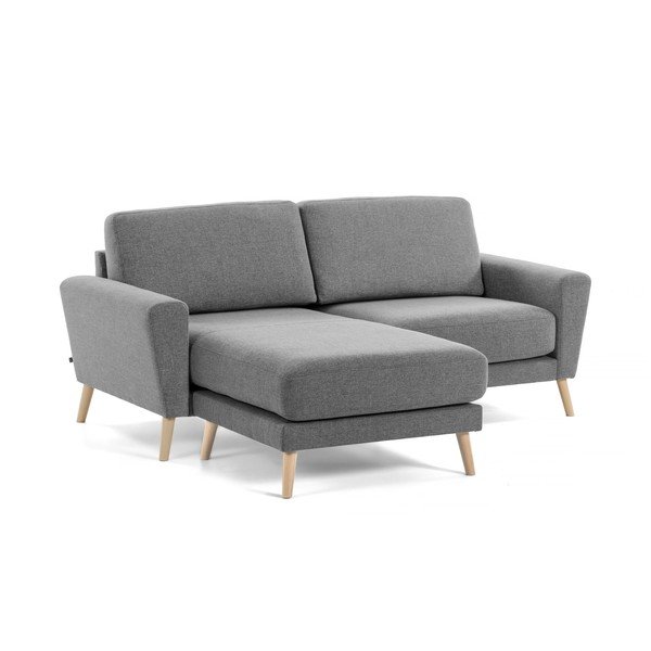 Pilka kampinė sofa Kave Home Guy-image-2