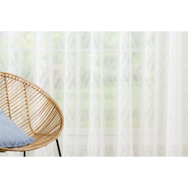 Permatoma užuolaida kreminės spalvos 400x260 cm Estrella – Mendola Fabrics