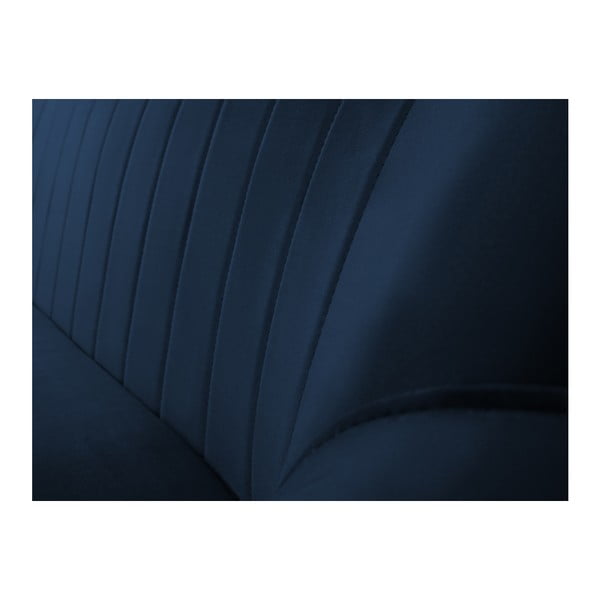 Tamsiai mėlyna trijų vietų sofa Mazzini Sofas Benito-image-1