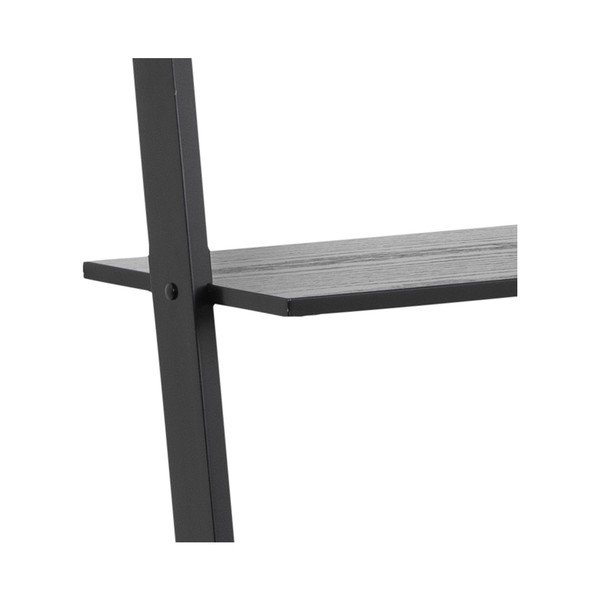 Juodos spalvos knygų spinta Actona Writex, aukštis 183 cm-image-4