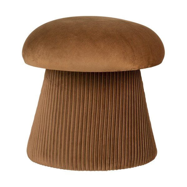 Ochros spalvos pufas iš velveto Hampton – House Nordic