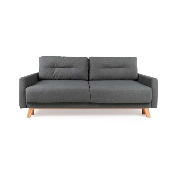 Tamsiai pilka sofa-lova Bonami Selection Pop