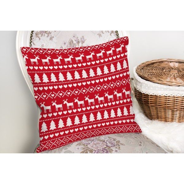 Dekoratyvinis pagalvės užvalkalas su Kalėdų motyvu 43x43 cm Merry Christmas – Mila Home-image-1