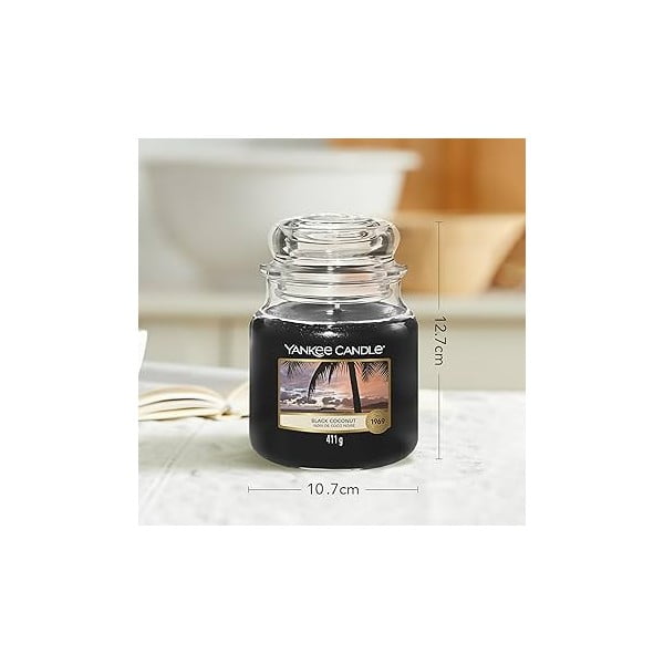 Aromatinė žvakė degimo laikas 65 h Black Coconut – Yankee Candle-image-2